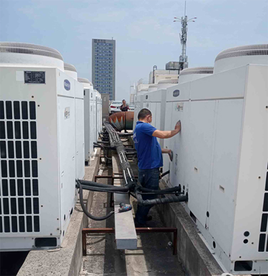 荥阳中央空调制热和不制冷系统维修方法